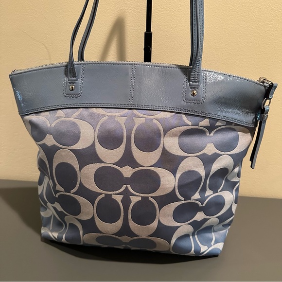 Coach Blue Tote Bag style F18335 (2011) - Picture 8 of 14